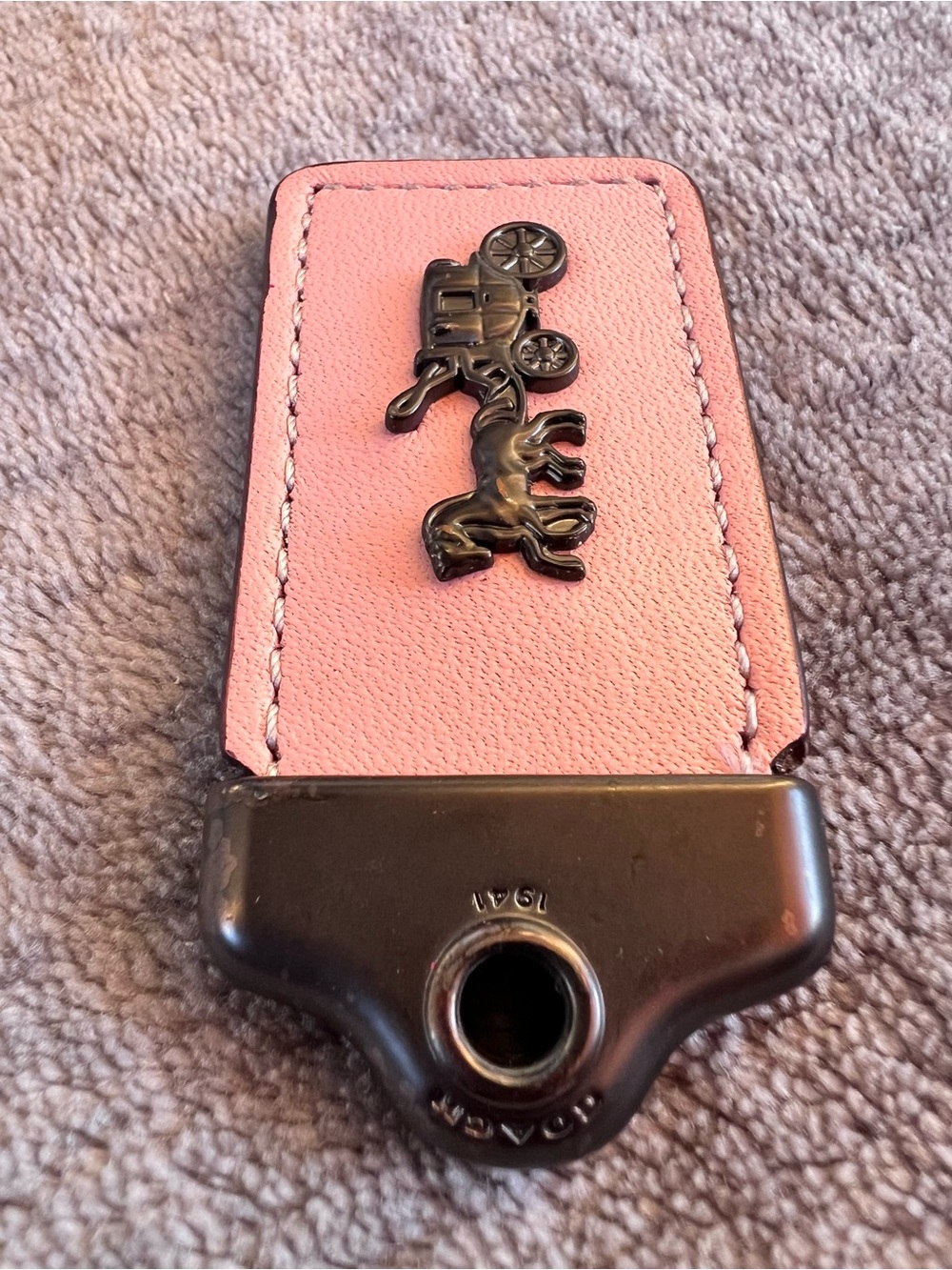 COACH 1941 Bag's Hanging Tag Leather Horse and Carria… - Gem